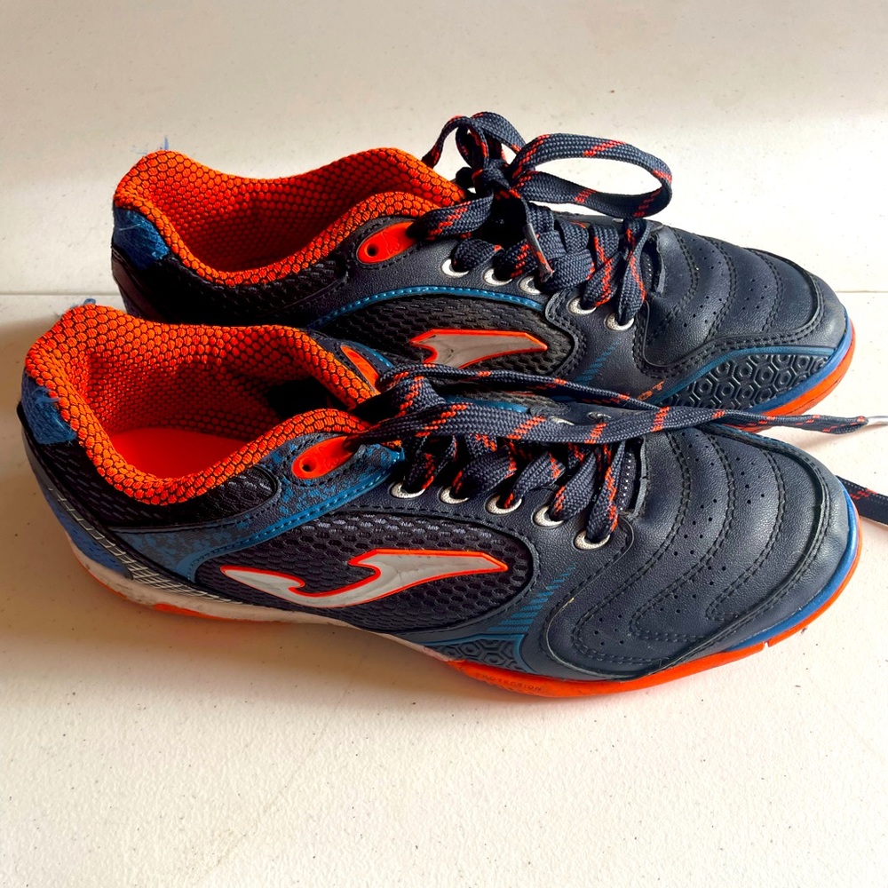 Joma Dribling Indoor Futsal Size 6.5 Blue Orange